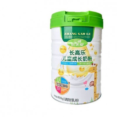 工厂儿童长高乐奶粉3-15岁复合维生素益生菌营养学生成长奶粉罐装图4