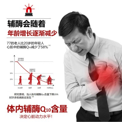 现货享天然牌辅酶Q10咀嚼片身体免疫心脏动力压片糖果蓝帽保健品图2
