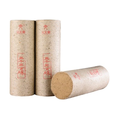 厂家手工石碾艾条石磨艾绒条三年陈艾草条艾灸条7cm粗艾条批发图5