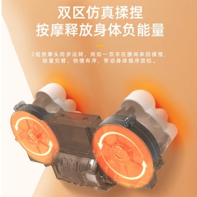 颈椎按摩器家用腰部背部颈部按摩枕多功能揉捏脖子肩颈按摩仪靠枕图3
