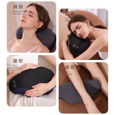 颈椎按摩器家用腰部背部颈部按摩枕多功能揉捏脖子肩颈按摩仪靠枕图4