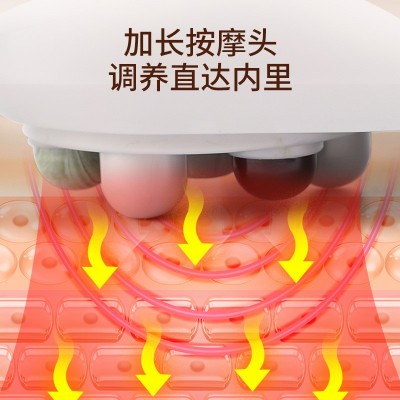 全自动揉腹仪加热艾灸揉肚子神器家用按摩腰带腹部益生按摩器充电图3
