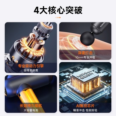 康佳筋膜枪护颈仪礼品套装元旦春节佳节好礼企业商务奖品伴手礼图3