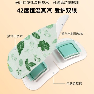 蒸汽眼罩厂家批发缓解遮光护眼罩蒸气热敷眼贴自发热艾草睡眠眼罩图2
