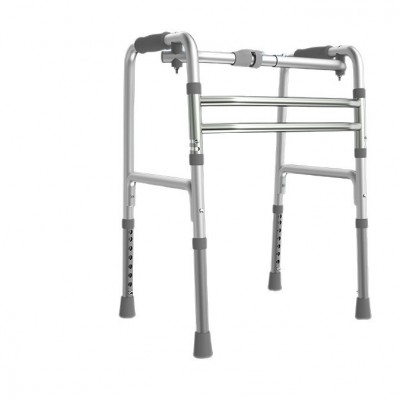 双杠铝合金单弯双弯老人残疾人可坐便款老人拐杖助力辅助行走器图4