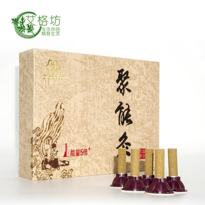 厂家五年陈艾艾加长加粗蕲艾艾绒灸贴盒装艾烛贴批发图5