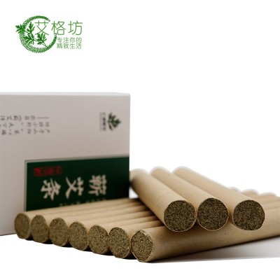 艾格坊蕲艾条陈艾叶手工蕲艾条驱蚊艾条家用艾灸蕲春艾条艾绒艾草图5