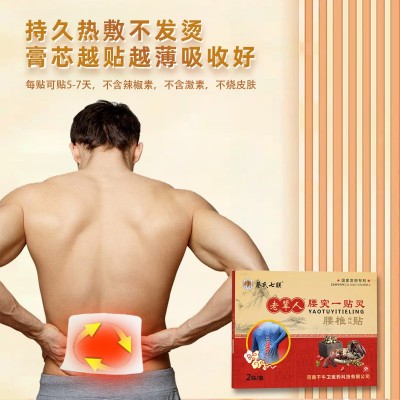 腰椎贴批发蜂蜜贴老黑膏腰部扭伤不适间盘突出疼痛劳损膏药贴批发图3
