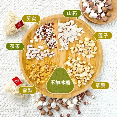 苹果雪梨四神汤三角茶包山药莲子芡实茯苓组合花茶批发电商代发图2