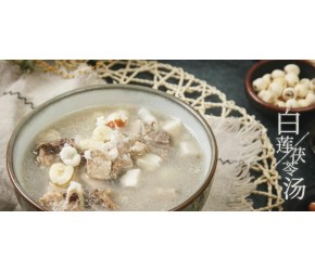 清淡甘甜健脾养胃，让皮肤白起来的白莲茯苓汤