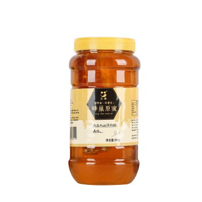 厂家蜂蜜批发土蜂蜜瓶装蜂巢蜜950g 农家土特产巢蜜百花蜜图5