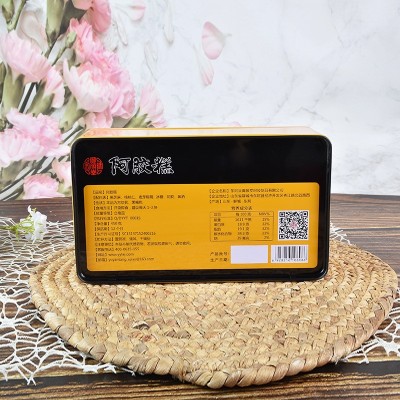 驴皮手工阿胶糕即食450克礼盒装 一件代发东阿手工熬制阿胶糕图3