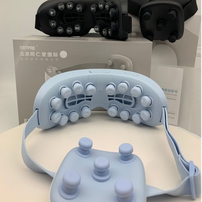 门店专供眼睛21穴位按摩护眼仪 点对点震动后脑勺眼部按摩仪工厂图2