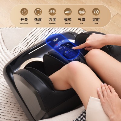 足疗机代发批发按摩脚底足部腿部按摩器全自动气囊热敷足部按摩器图2