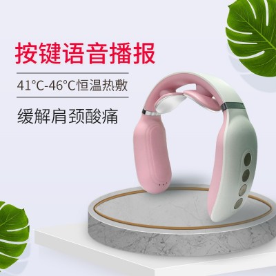 新款家用语音颈椎按摩器颈部按摩仪器热敷脖子按摩器颈椎理疗仪图3