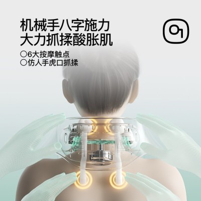 PGG肩颈按摩仪仿人手按摩颈腰部背部脖子肩膀颈椎按摩器图2