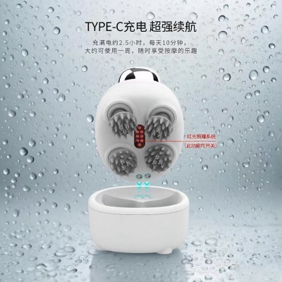 电动头部按摩器自动揉捏猫咪按摩器头部按摩仪高颅顶龙爪手按头器图3