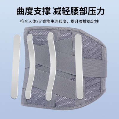 批发护腰带腰部支撑透气护腰神器软硬男女按摩腰带图2