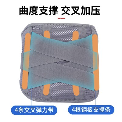 批发护腰带腰部支撑透气护腰神器软硬男女按摩腰带图4
