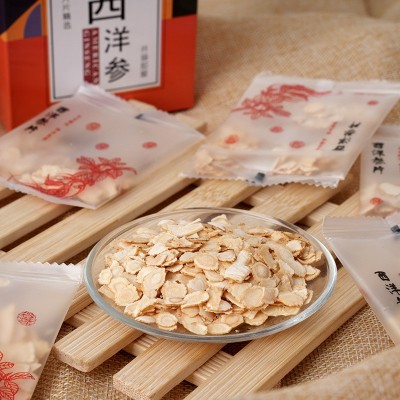 西洋参片长白山特产人参独立包装花旗参整支切片软支西洋参现货图4