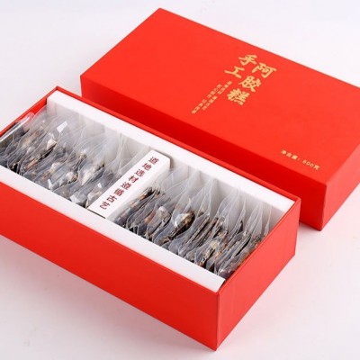 山东批发驴皮阿胶私人铜锅现熬可订手工阿胶糕礼盒500g