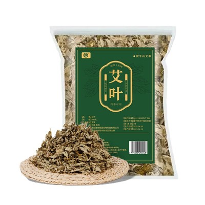 艾叶500g袋装伏牛山野生艾草家用泡脚泡澡纯艾草叶艾草泡脚包批发图5