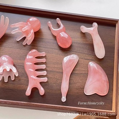 养生工具大全套！面部美容拨筋棒眼周经络小章鱼按摩梳按摩神器图3