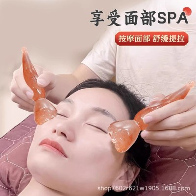 厂家批发莲蓬拨筋棒眼部按摩棒颈纹面部经络刷刮痧眼袋脸部美容棒图2