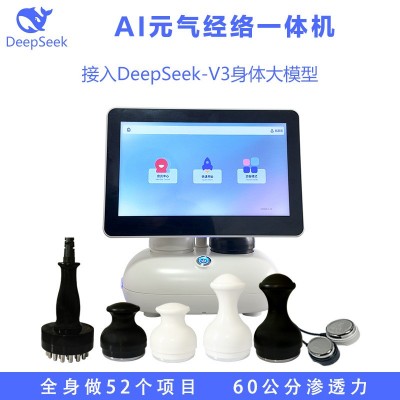 AI身体检测元气值经络仪经络疏通美容院身体仪器理疗微电脉冲仪器